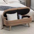Panca contenitore per camera da letto con gambe in legno, per soggiorno e camera da letto