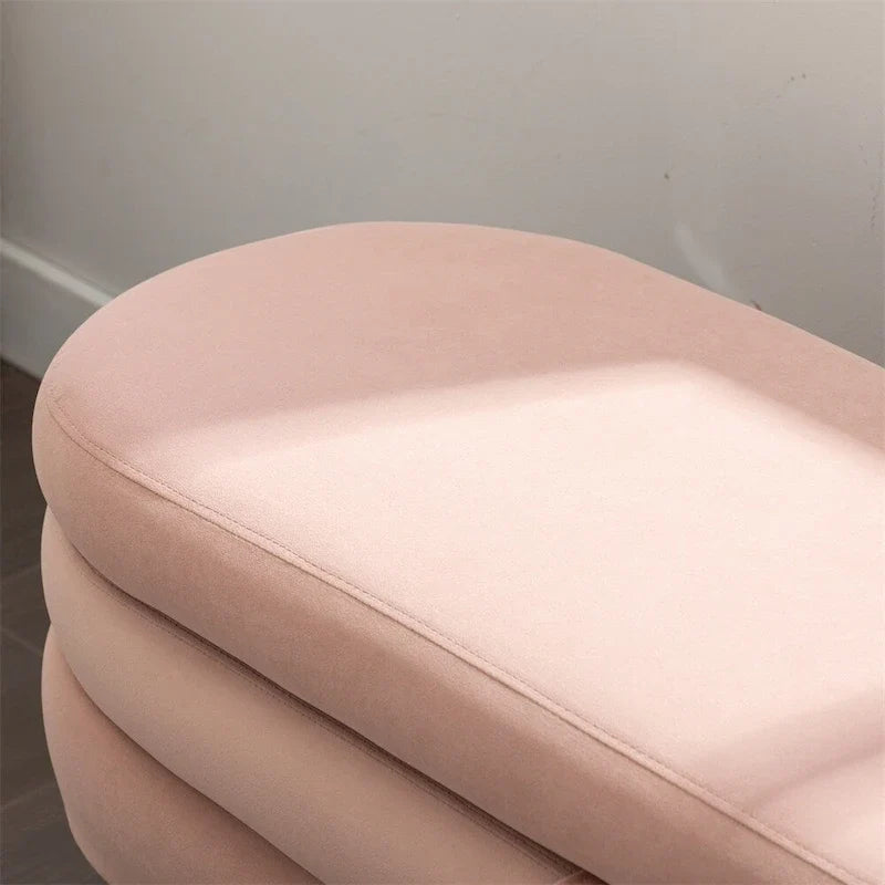Panca contenitore per camera da letto con gambe in legno, per soggiorno e camera da letto