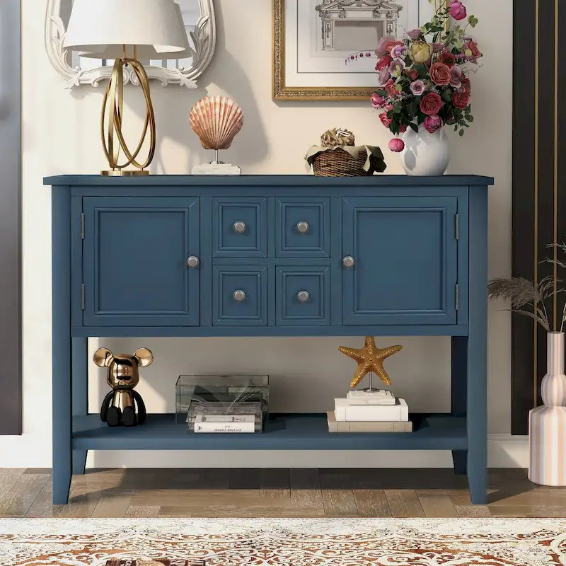Credenza buffet della serie, tavolo consolle con ripiano inferiore