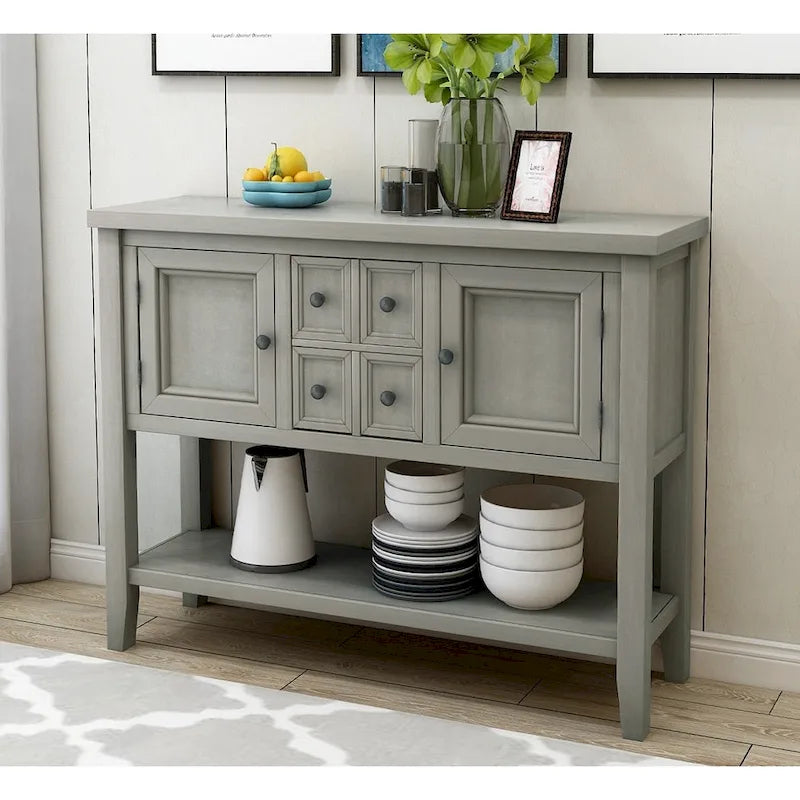 Credenza buffet della serie, tavolo consolle con ripiano inferiore