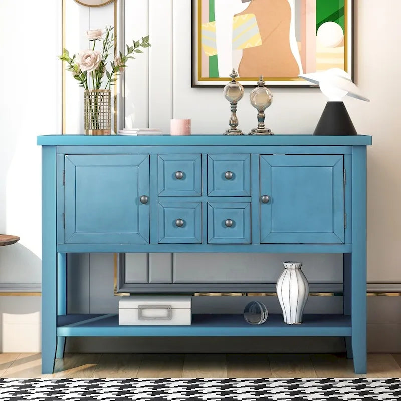 Credenza buffet della serie, tavolo consolle con ripiano inferiore