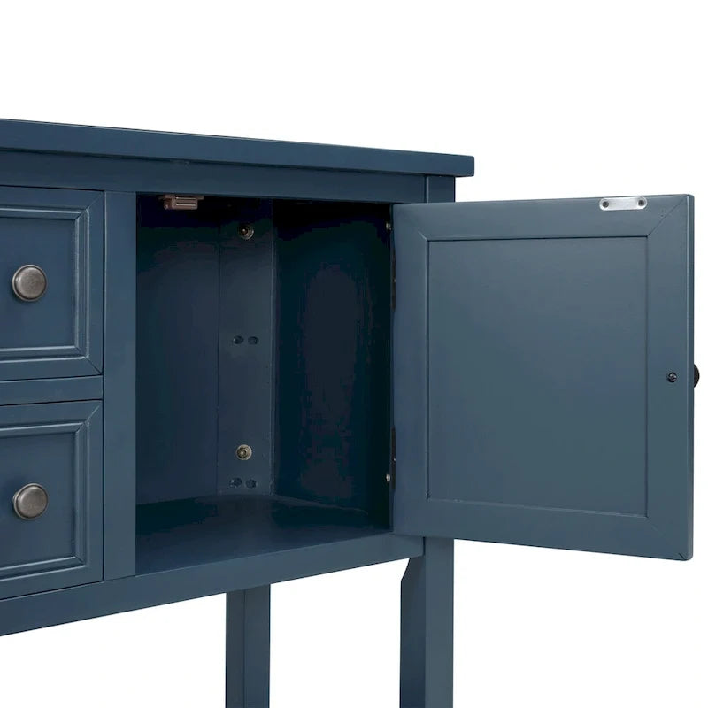 Credenza buffet della serie, tavolo consolle con ripiano inferiore