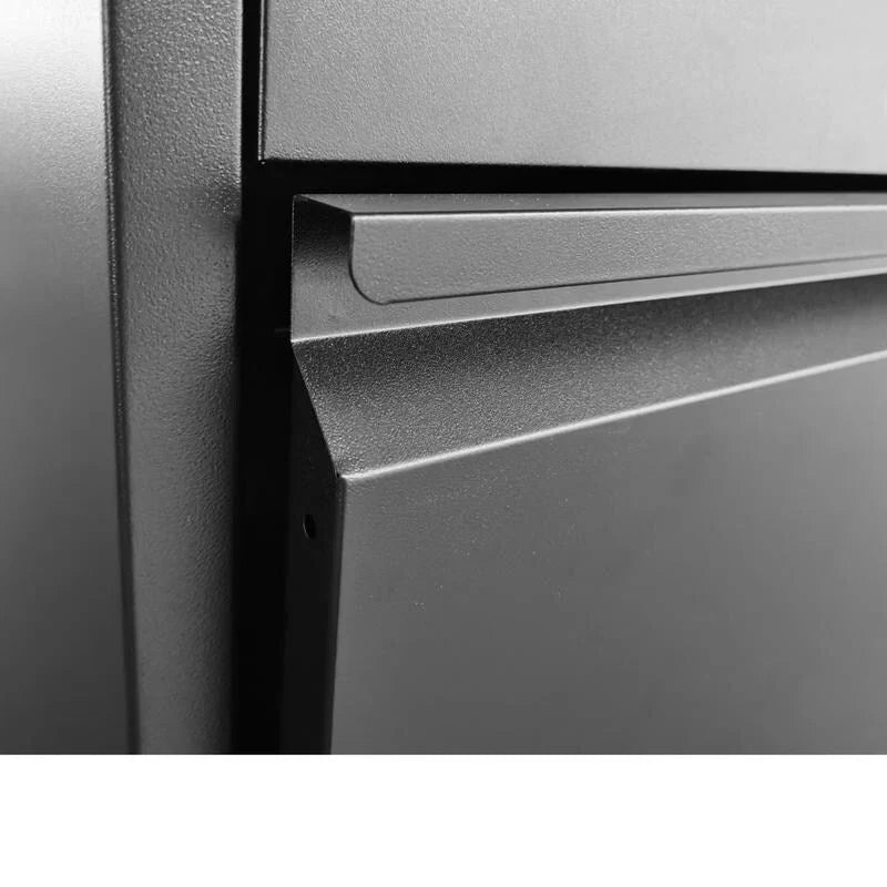 3 Drawer Metal Vertical Filing Cabinet with Lock,A4 Legal/Letter Size