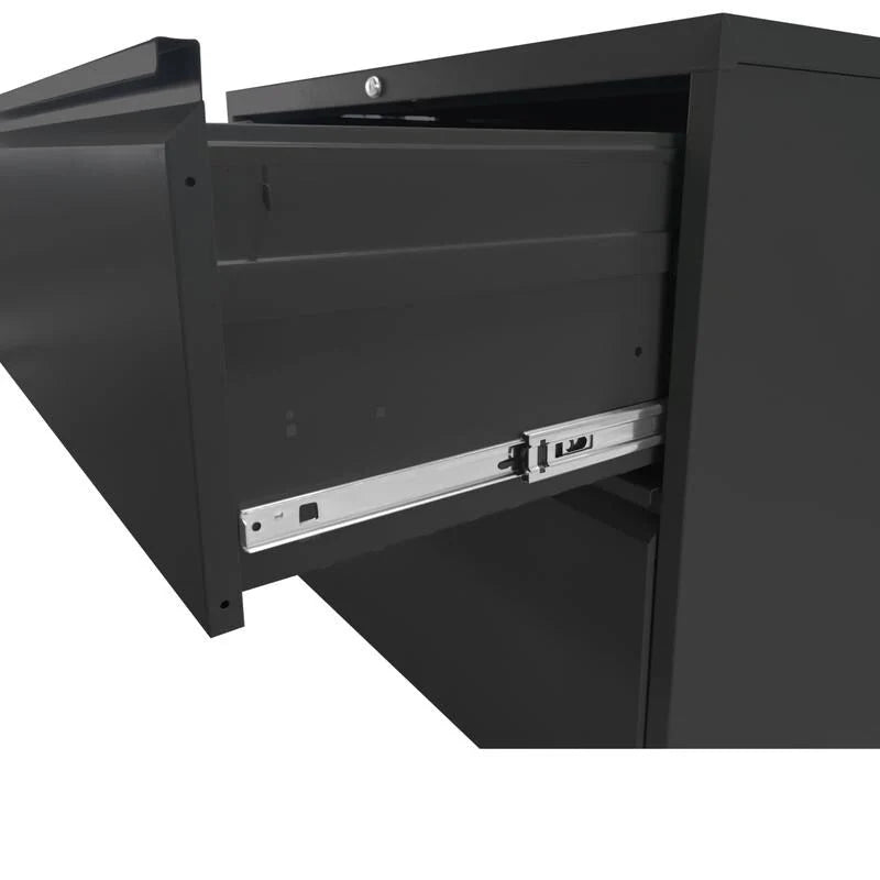 3 Drawer Metal Vertical Filing Cabinet with Lock,A4 Legal/Letter Size