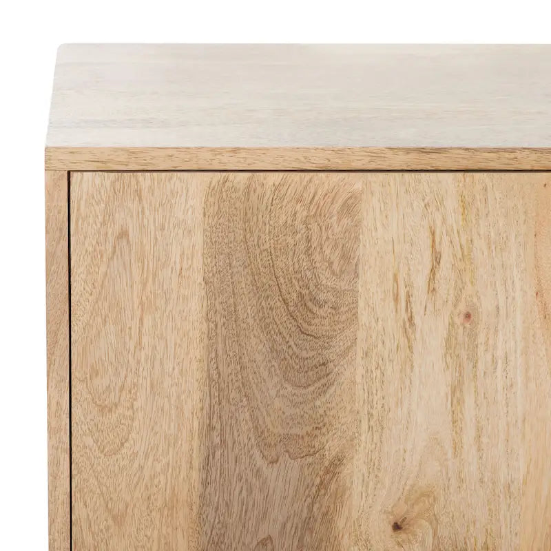 Komoda-bufet z naturalnego drewna, kredens z 3 szufladami do jadalni