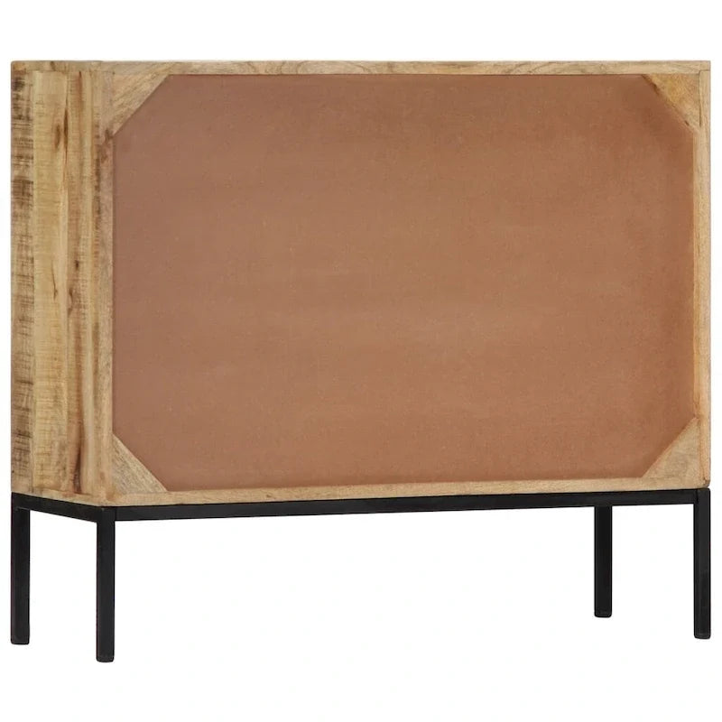 Credenza rustica in legno con cassetti e anta