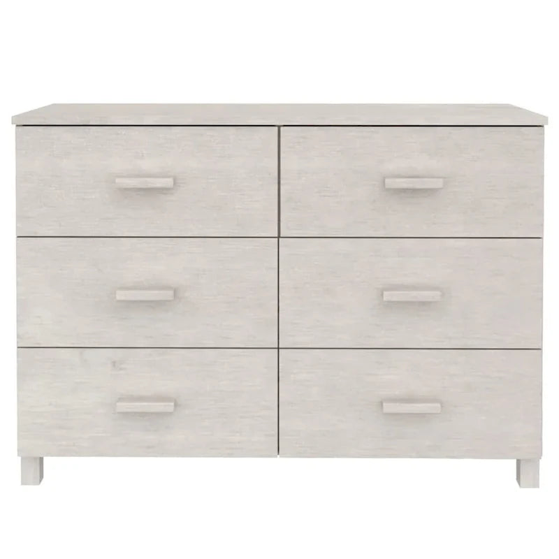 Credenza buffet e mobile consolle con contenitore in legno massello di pino