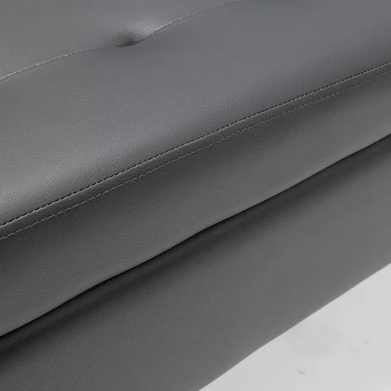 Panca contenitore per camera da letto, da posizionare ai piedi del letto o nell'ingresso, anche come pouf contenitore