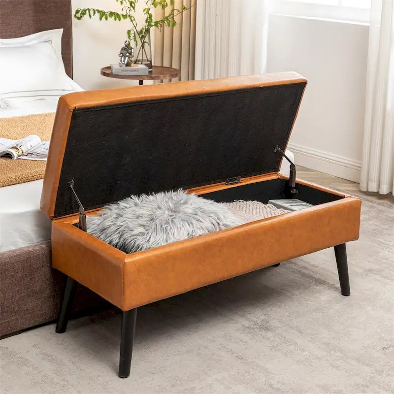 Panca contenitore per la camera da letto, da fondoletto