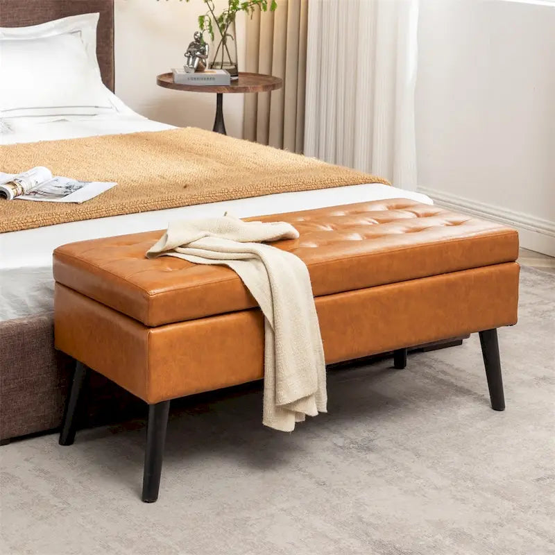 Panca contenitore per la camera da letto, da fondoletto