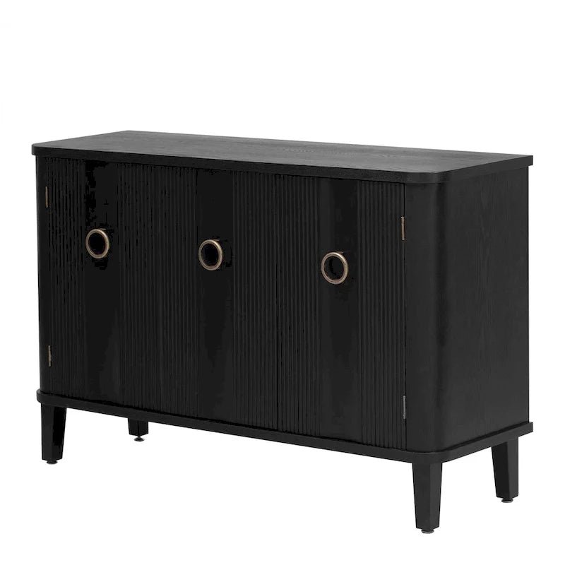 Fraxinus Mandschuric Cabinet with Three fir Doors