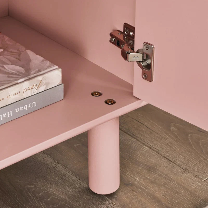 Mobile contenitore con anta, mobile contenitore multifunzionale, credenza moderna, mobile contenitore in legno