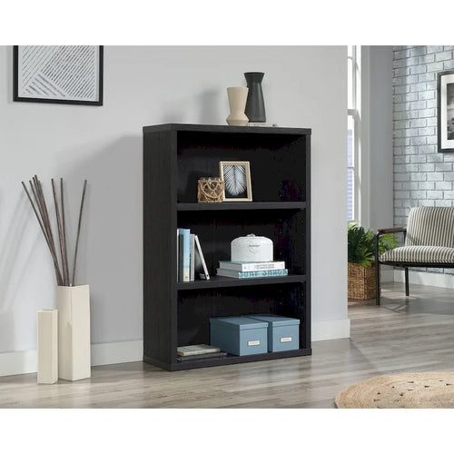 3 Tier Natural Wood Open Bookshelf