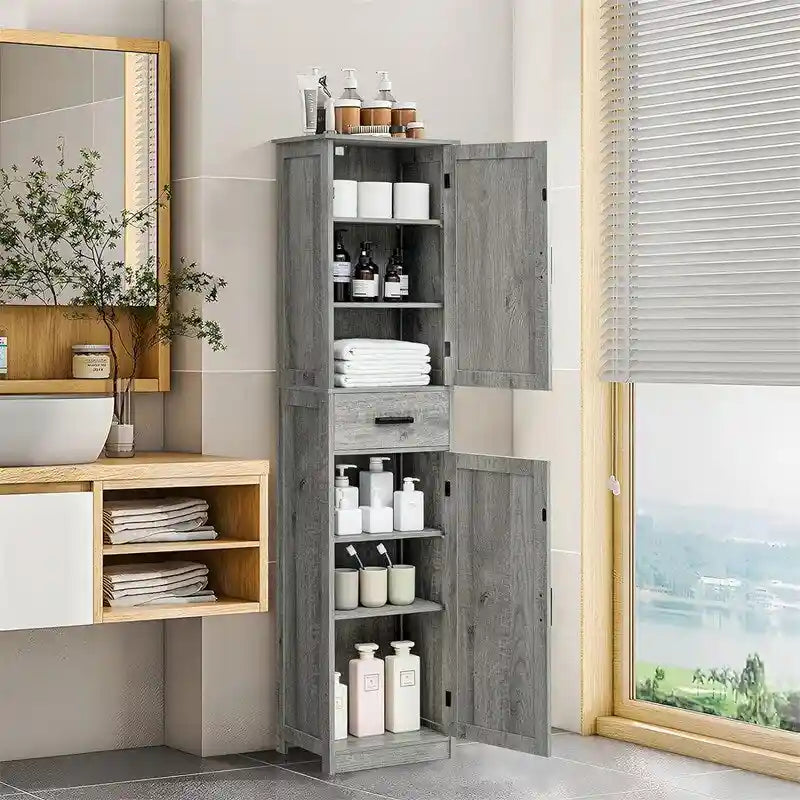 Bathroom Storage Cabinet with 2 Doors