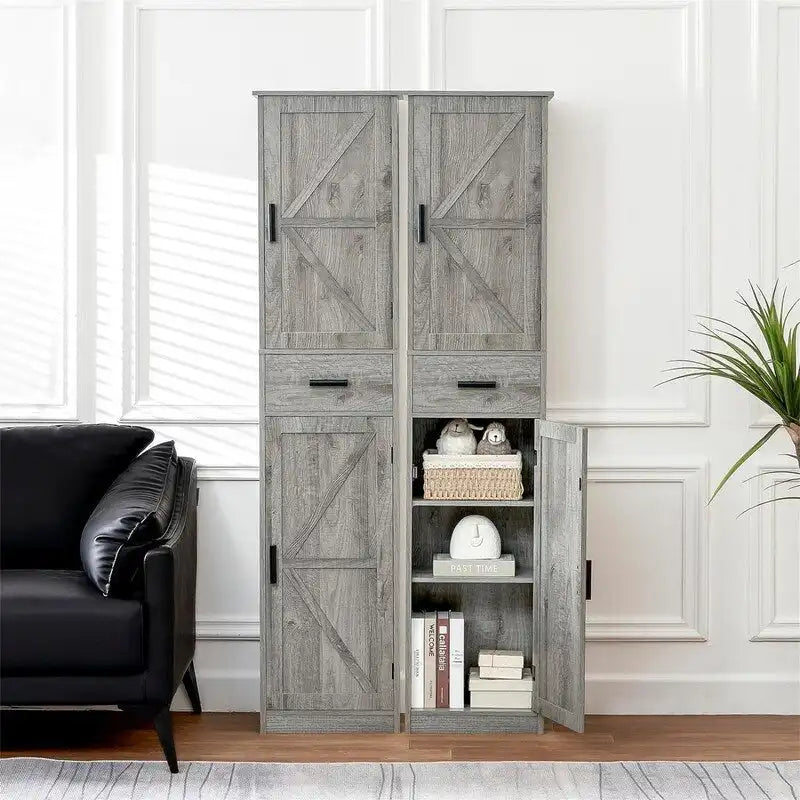 Bathroom Storage Cabinet with 2 Doors